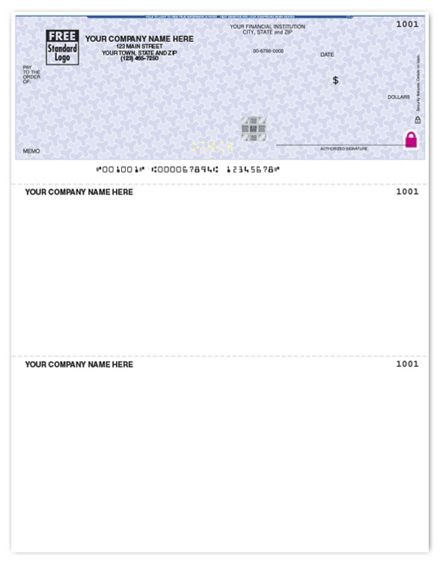 High Security Laser Top Check