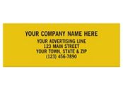 Rect - 2 x 3/4 Poly Label