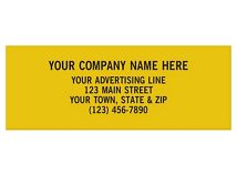 Rect - 2 x 3/4 Poly Label