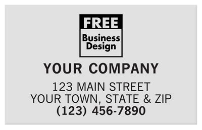 Rectangle 2 x 1 1/4 Polyester Label SR004