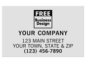 Rect-2 x 1 1/4 Poly Label