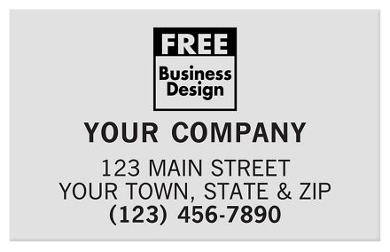 Rect-2 x 1 1/4 Poly Label