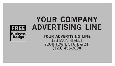 Rectangle 5 x 2 3/4 Polyester Label SR009