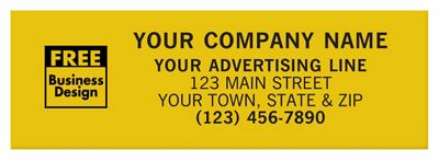 Rectangle 3 x 1 Polyester Label SR026