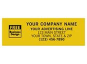 Rectangle 3 x 1 Poly Label