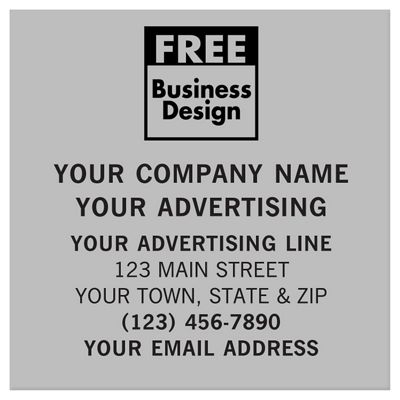 Square 2 x 2 Polyester Label