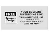 Rect 3 x 1 1/2 Poly Label