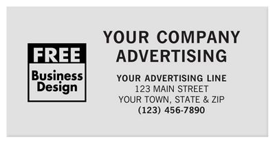 Rectangle 4 x 2 Polyester Label SR033