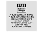 Square 3 x 3 Polyester Label