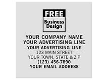 Square 3 x 3 Polyester Label