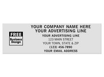 Rect 3 1/4 x 1 Poly Label