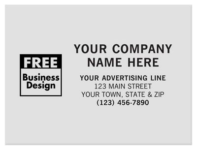 Rectangle 4 x 3 Polyester Label