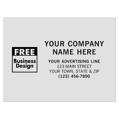 Rectangle 4 x 3 Polyester Label