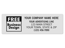 SQ Corner 3 x 1 Poly Label