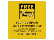 SQ Corner 2 x 2 Poly Label