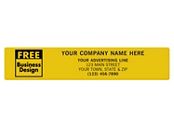 SQ Corner 5 x 1 Poly Label