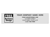 SQ Corner 4 1/2x1 Poly Label