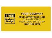 SQ Corner 4 x 2 Poly Label