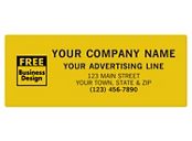 SQ Corner 5 x 2 Poly Label