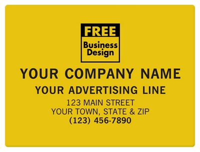 Square Corner  4 x 3 Poly Label SS042