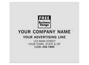 SQ Corner 4 1/2 x 4 Poly Label