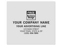 SQ Corner 4 1/2 x 4 Poly Label