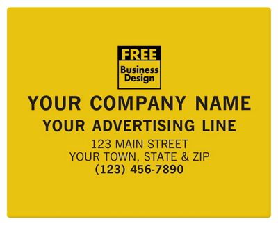 Square Corner  5 x 4 Poly Label SS052