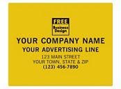 SQ Corner 5 x 4 Poly Label