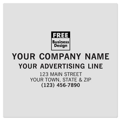 Square Corner  5 x 5 Poly Label SS055