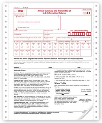 Continuous 1096 Transmittal TF1096