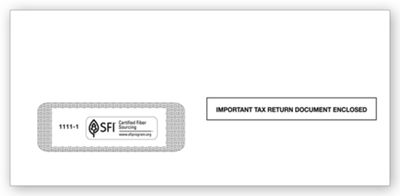 1099 Single-Window Envelope TF11111