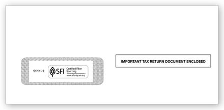 1099 Single-Window Envelope - 25/pk