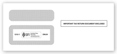 1099 Double Window Envelope
