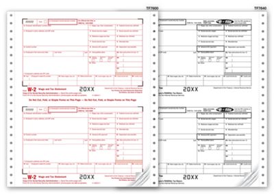 Continuous W-2 Twin Sets, 8-part TF2108