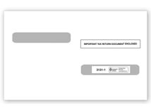 W-2 Double-Window Envelope - 25/pk