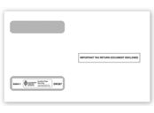 4-Up Horizontal W-2 Double-Window Envelope - 25/pk