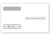 4-Up Horizontal W-2 Double-Window Envelope Self-Seal - 25/pk