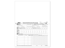 Bulk 1095C Employer Provided Health Insurance -500 Sheets/pk