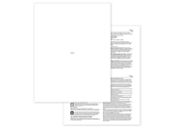 Blank ACA Form 1095 w/Backer - 50 sheets/pk