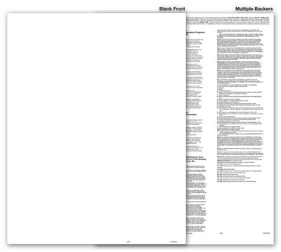Laser 1099 Misc, Blank, Multiple Backers, Bulk TF5105B