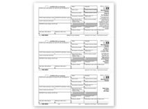 3-Up 1099 MISC Income - 25 Sheets/pk