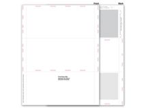 3-Up Blank 1099, Pressure Seal - 500 Sheets/pk