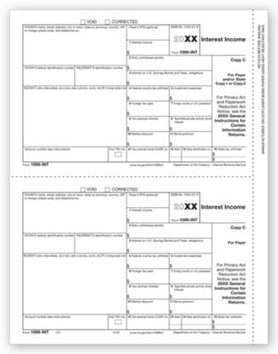 Laser 1099, Interest Income, State Copy C TF5122