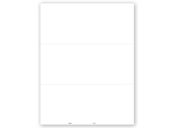 3-Up Blank 1099 without Vertical Perforation - 25 Sheets/pk