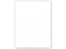 3-Up Blank 1099 without Vertical Perforation - 25 Sheets/pk