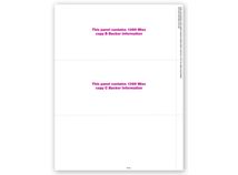 3-Up Blank 1099 MISC Income - 25 Sheets/pk