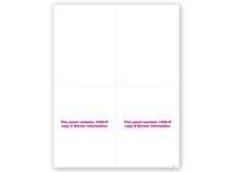 4-Up Blank 1099-R with Backer - Bulk 500 Sheets/pk