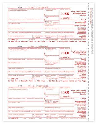 Laser 1099-LTC Federal Copy A TF5190
