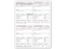 4-Up W-2 - Bulk 500 Sheets/pk