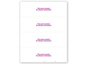 4-Up Blank W-2, Horizontal Format - Bulk 500 Sheets/pk